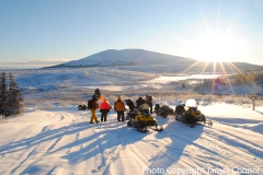 Yukon Wildlife Viewing's Snowmobile for Caribou ride - January 2018