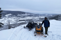 Klondike Snowmobile Association group ride in Dawson City - January 2025