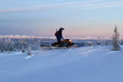 Snowmobiling on the Top of the World Highway - January 2025