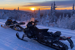 Snowmobiling on the Top of the World Highway - January 2025