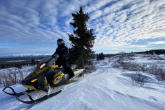 Klondike Snowmobile Association members enjoying a Valentine Day snowmobile ride around the Bonneville Lakes loop - February 2026