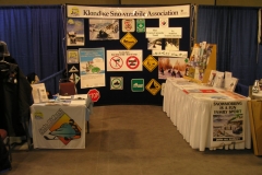 Klondike Snowmobile Association booth at the Winter Living Show in Whitehorse - October 2005