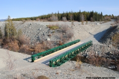 Peter Greenlaw Memorial Bridge over Wolf Creek - October 2011