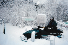 A frosty morning on the Whitehorse multi-use trails - Winter 2003