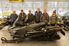 Klondike Snowmobile Association Board of Directors taking delivery of our new Skandic - February 2023