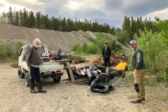 Klondike Snowmobile Association volunteers cleaning up the trails - June 2023