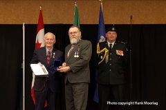 Harris Cox, our grooming expert, receiving another volunteering award - January 2017